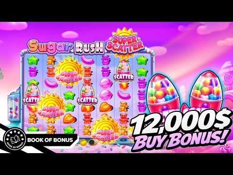 Sugar Rush Super Scatter par Pragmatic Play - vidéo max win
