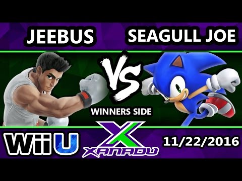 S@X 177 - Jeebus (Little Mac) Vs. Seagull Joe (Sonic) - SSB4 Tournament - Smash for Wii U - Smash 4