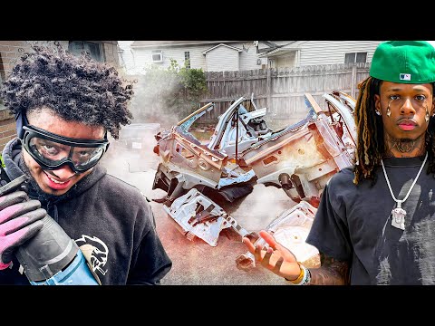 CUTTING QUANS TOTALED REDEYE INTO PIECES