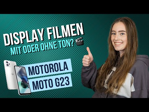Motorola moto g23 - Bildschirmaufnahme mit Ton • 📱 • 🎬 • 🎥 • Anleitung | Tutorial