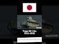 Japanese Tanks Transformation 1931 1945 WWII Evolution