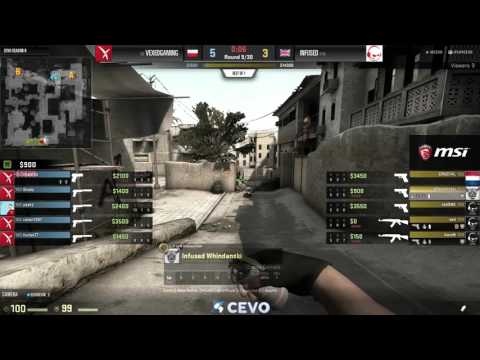Vexed Gaming vs Infused Map 1 (CEVO-M CS:GO Seaon 8) Dust & Metuz