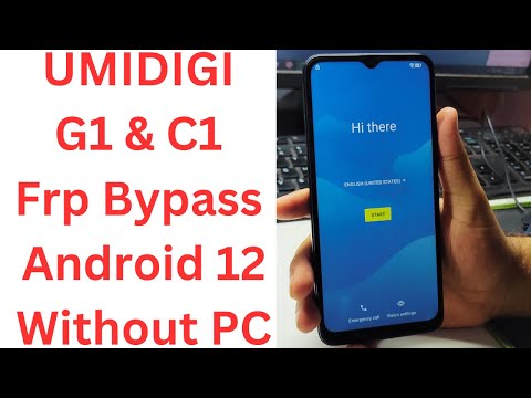 UMIDIGI  G1 & C1 Frp Bypass Android 12 Without PC | umidigi g1 frp bypass | UMIDIGI C1 Frp Bypass