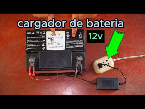 How to charge a 12v battery at home. Homemade charger, is it true?