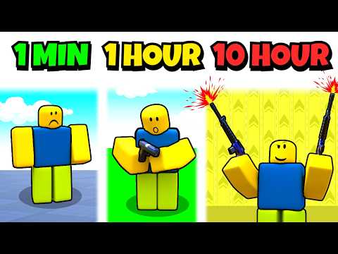 I Made a Roblox FPS in 1 Minute VS 10 Minutes VS 1 Hour VS 10 Hours