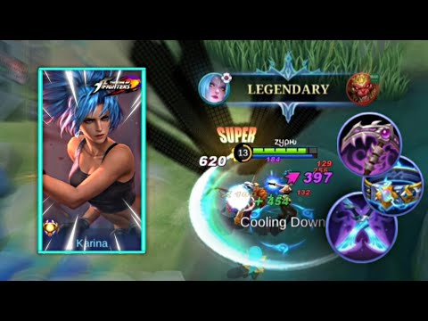 KARINA SEMI TANK BUILD = LEGENDARY! - MLBB Zyph