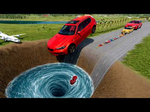 🔥 BIG & SMALL CARS vs MONSTER PIT #2 💥 – BeamNG.drive Extreme Crash Challenge | Impala BeamNG