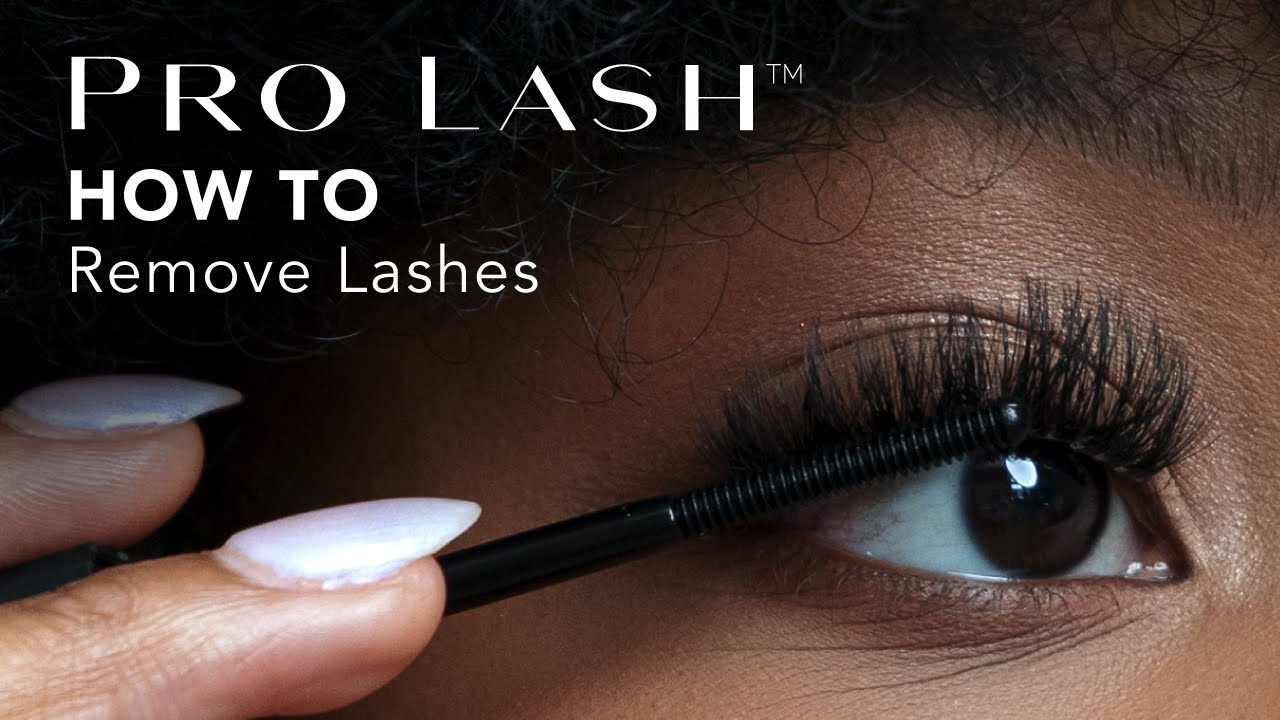How To Remove Lashes