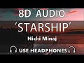 Nicki Minaj - Starships | 8D audio | [USE HEADPHONES]