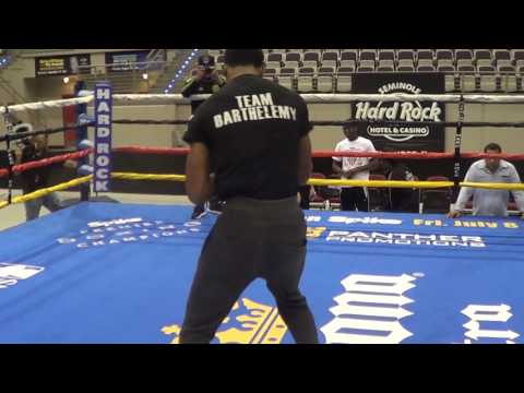 Rances Barthelemy media workout- Barthelemy vs Bey 6/3/2016