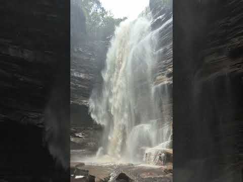Cachoeira do mosquito, Lençóis,  Bahia #cachoeira #lençóis #travel