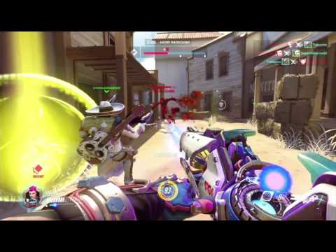 Overwatch MP: August 13, 2016 pt9 - CLOSE Match w/Zarya's Balls