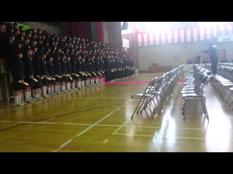 卒業記念合唱「群青」 大崎市立古川中学校