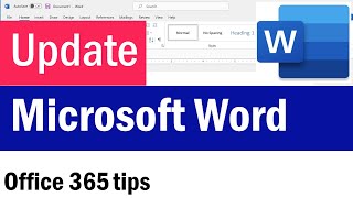 How To Update Microsoft Word | How to Update Microsoft Office 365 | Up