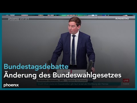 Bundestagsdebatte zur Änderung des Bundeswahlgesetzes am 01.02.24