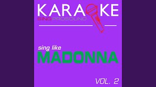 True Blue (In the Style of Madonna) (Karaoke Instrumental Version)