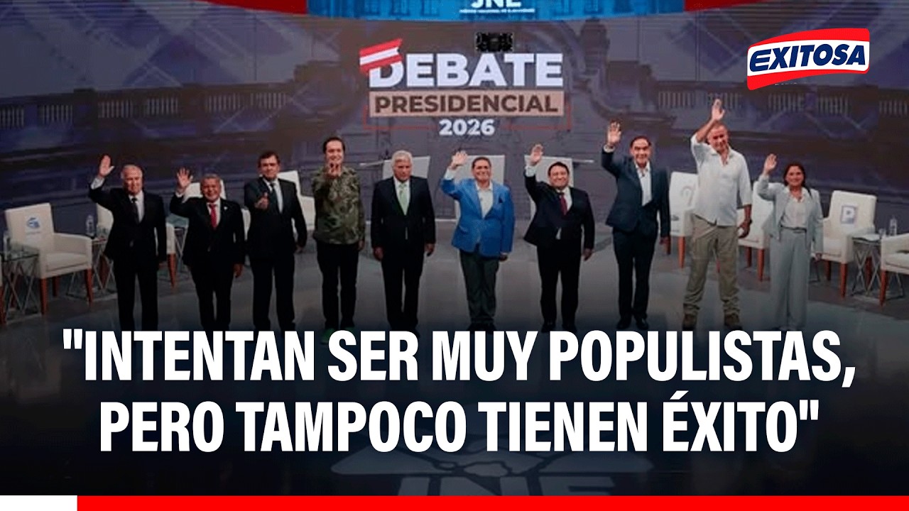 🔴🔵 Radzinsky sobre el primer debate: "Intentan ser muy populistas, pero tampoco tienen éxito"