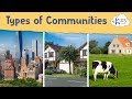 Your Community | Types of Community - Social Studies for Kids | Kids Academy