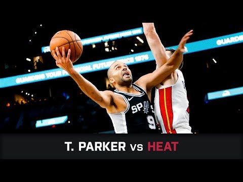 Tony Parker's Highlights: 10 PTS, 9 AST, 1 BLK vs Heat (06.12.2017)