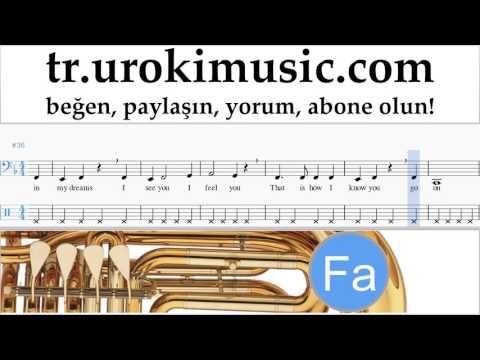 Tuba Nasıl Çalınır Celine Dion - Titanic - My Heart Will Go On Tablatura Bölüm#2 um-b723