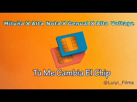 Miluña RD❌Alta Nota ❌Genual De Fresa❌Alto Voltage - Tu me cambia el chip (Audio Oficial) Luiyi films