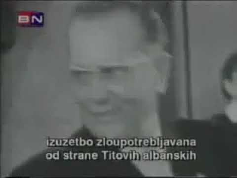 Tito was trying to separate Kosovo and Metochia from Serbia