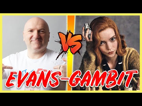 Evans-Gambit gegen BETH HARMON || The Big Greek vs. Beth Harmon (Damengambit | Netflix)