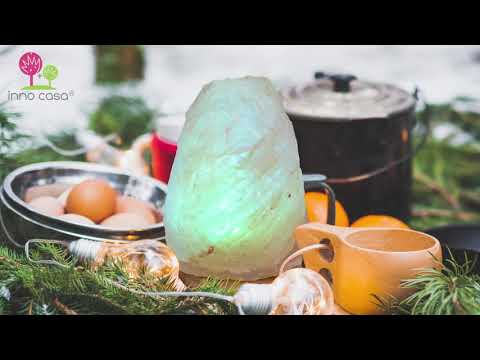 Natural Himalayan Color Changing LED Salt Lamp – Pink Salt Rock