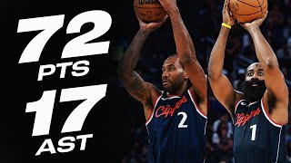 Kawhi Leonard - James Harden - Los Angeles Clippers - Golden State Warriors