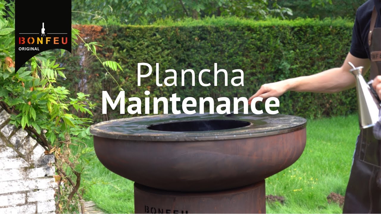 Plancha maintenance