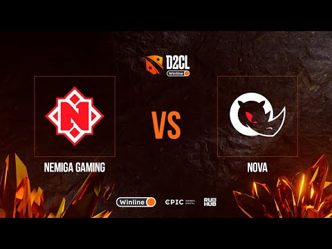 Nemiga Gaming vs Nova, Winline D2CL Season 9, bo3, game 2 [Mortalles & Gromjkeee]