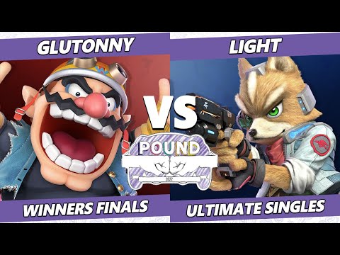 Pound 2022 Winners Finals - Glutonny (Wario) Vs. Light (Fox) SSBU Smash Ultimate Tournament