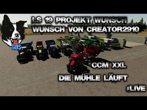 LS19 Mais Dreschen und zu CCM Mahlen | Projektwunsch von Creator2910 | Community Stream |🛑 LIVE🛑