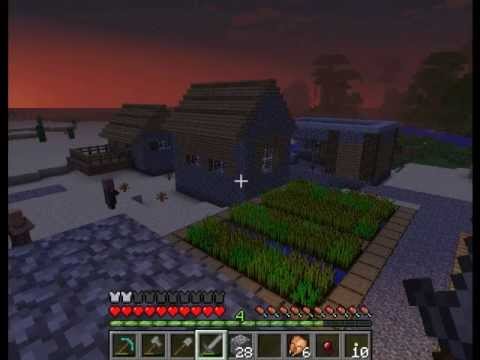 Opa spielt Minecraft 063 - Ein Enderman im Dorf
