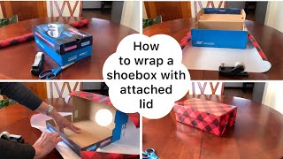HOW TO GIFT WRAP A SHOEBOX WITH ATTACHED LID | For Operation Christmas Child Shoebox Gifts
