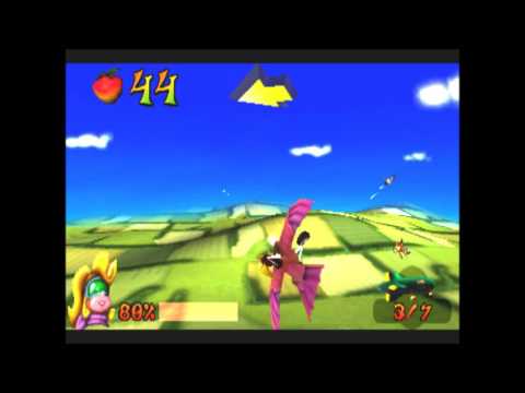 Crash Bandicoot Warped #20 - Bye Bye Blimps - Crystal & Gem