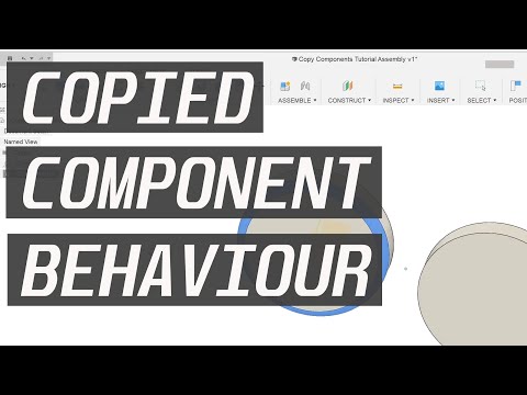 Fusion 360 - Copied Component Behaviour