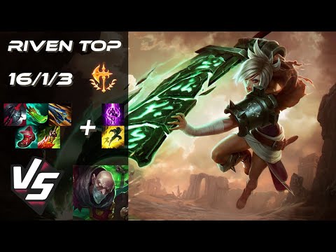 TOP Riven vs Singed - NA Challenger Patch 14.23