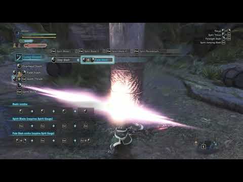 Monster Hunter World (PC) Spirit round slash, and helm breaker
