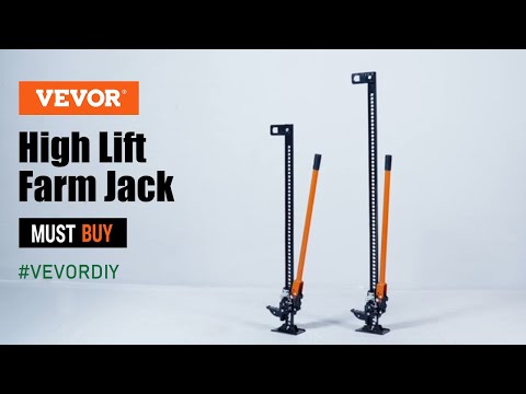 VEVOR High Lift Farm Jack, 48" Utility Farm Jack, 7000 lbs Capacity Ratcheting Off Road Utility Jack