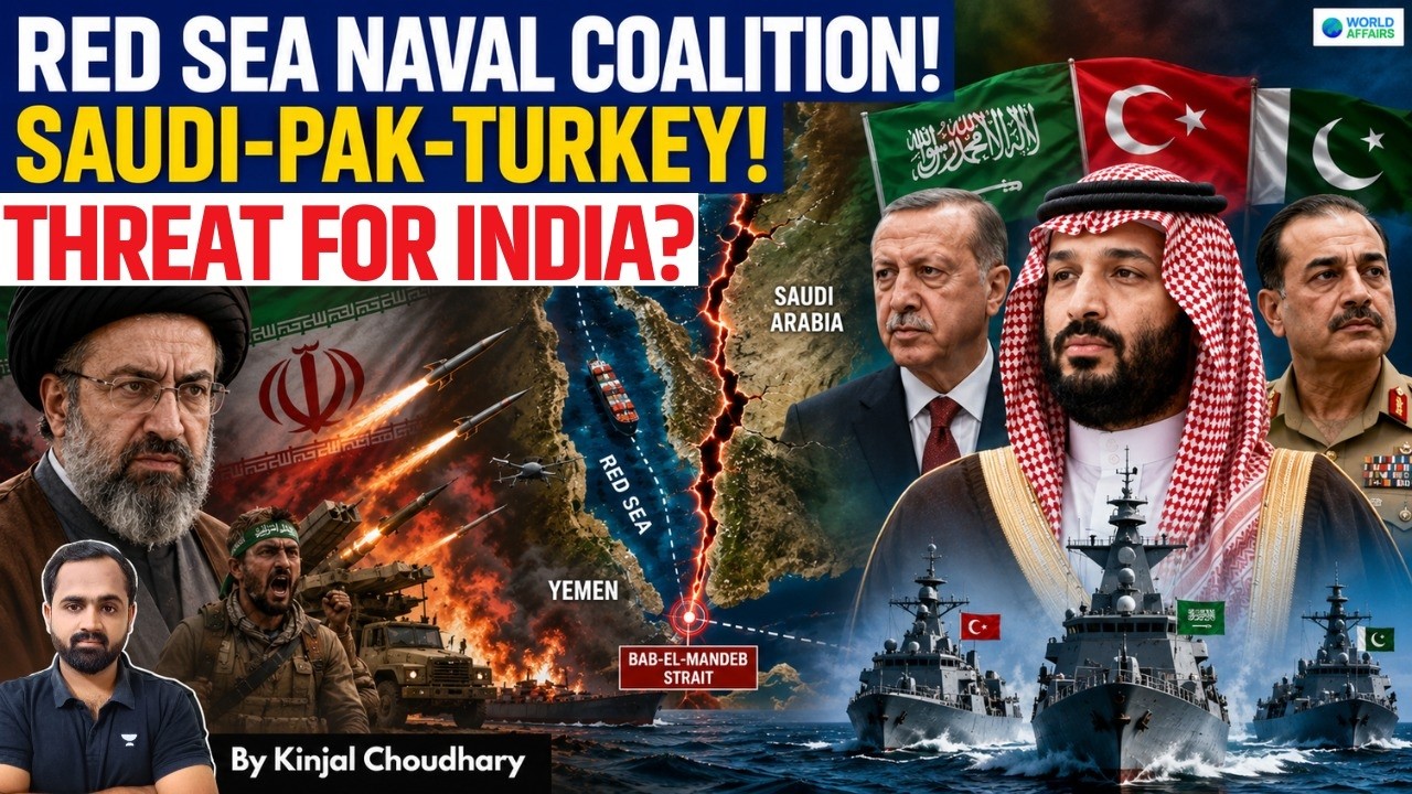 Saudi's Red Sea Coalition Is Just The Beginning! India's Biggest Challenge May Be Next | Kinjal