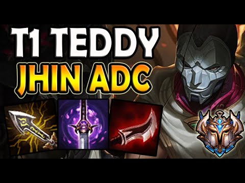T1 Teddy JHIN ADC vs JINX - Patch 10.16 Ranked Korea ✔️