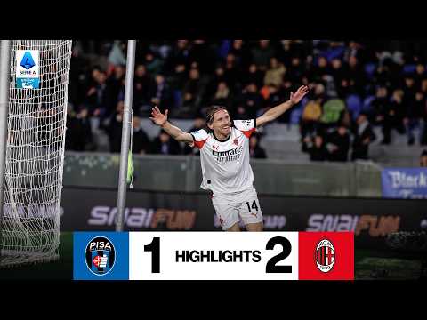 Modrić scores the late winner! | Pisa 1-2 AC Milan | Highlights Serie A 2025/26