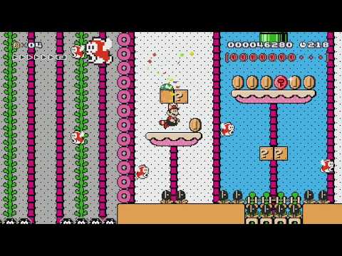 World 3 SMB3 - (Sea/Ocean Side) by Philips93 - Super Mario Maker - No Commentary 1bo