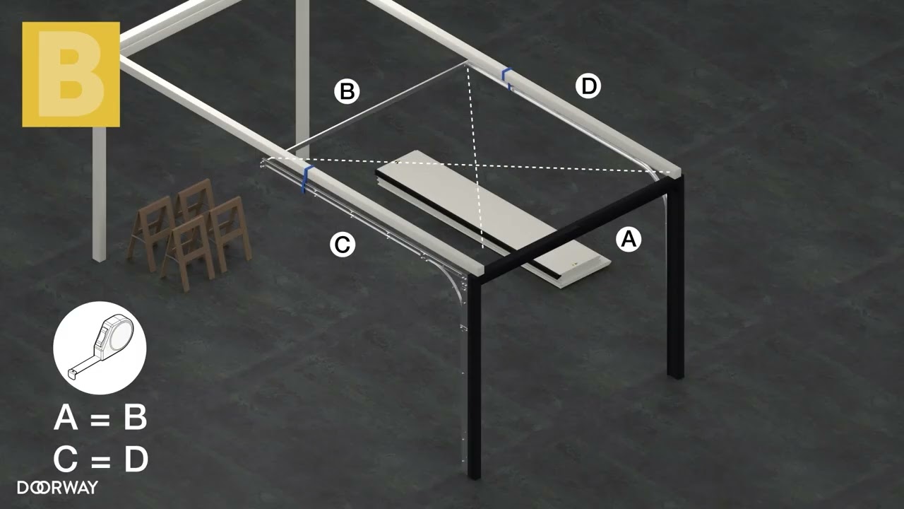 Doorway V100 kiskojärjestelmä – Autotallinoven asennusopas