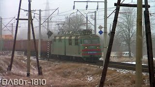 preview picture of video '«Груз на Ворожбу» ВЛ80т-1810 с чётным грузовым'