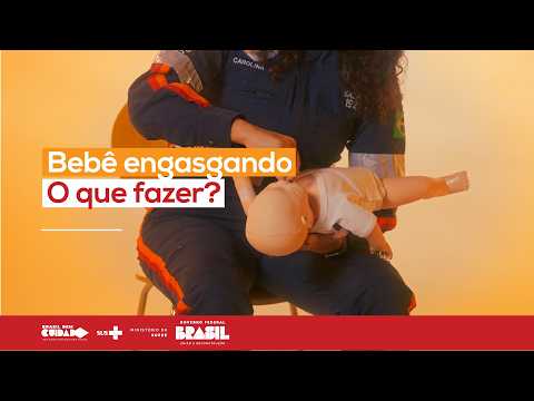 SAMU 192: O que fazer em caso de engasgo em bebê?