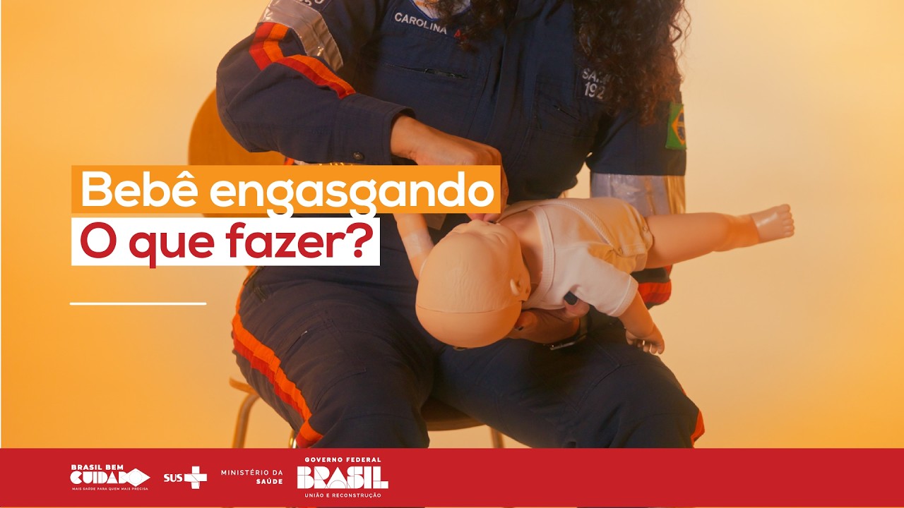 SAMU 192: O que fazer em caso de engasgo em bebê?