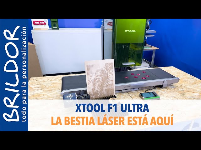 Vídeo relacionado con xTool F1 Ultra Grabador Láser Dual de Fibra y Diodo 20W para Uso Profesional Comercial, Hasta 10.000 mm/s, Máquina de Grabado y Corte para Metal, Joyería y Madera con Cámara Inteligente, Grabado 3D