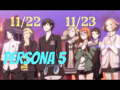 Persona 5 / 100% English Guide Part 144 : 11/22 & 11/23 - Guess The Keyword !